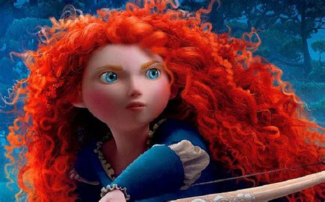 F Is For Flame Buoyant How Pixar Made Meridas Brave Hair Misbehave