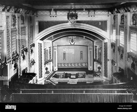 Lyric Theatre Sydney Interior View Of Stage 1920s Stock Photo Alamy