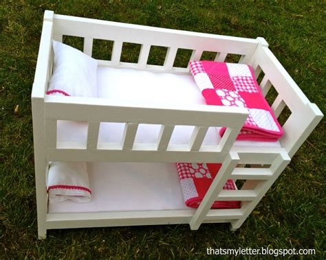 Ana White Camp Style Bunk Beds For American Girl Or 18 Dolls Diy
