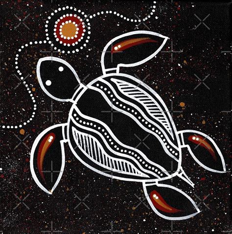 Authentic Aboriginal Art Sea Turtle By HogarthArts Redbubble
