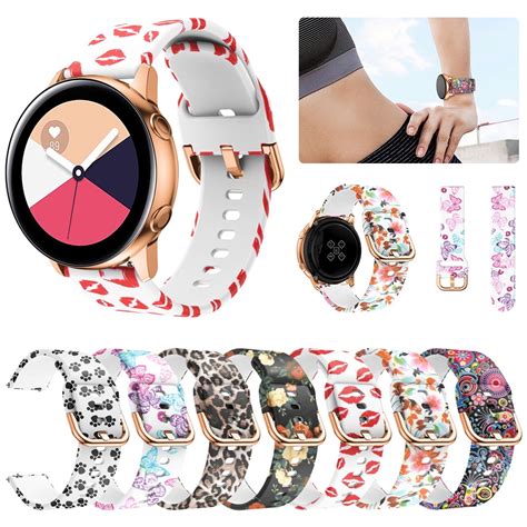 For Samsung Galaxy Watch Active Replacement Soft Silicone Sport Watch