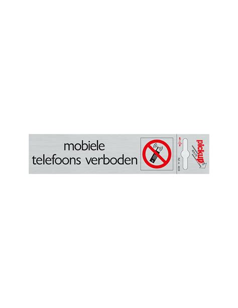 Mobiele Telefoons Verboden Alulook 165 X 45 Mm Online Bestellen