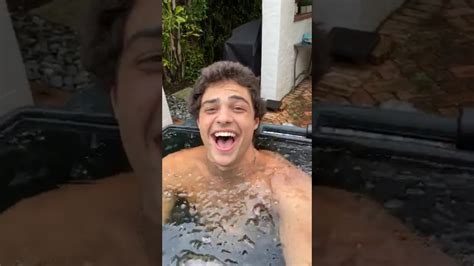 Noah Centineo Ice Bath Instagram Ig Live Youtube