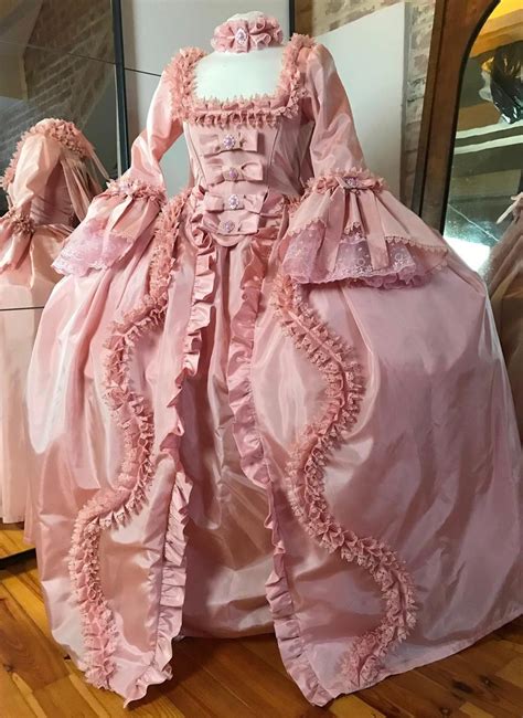 Custom Marie Antoinette Dress Gown Rococo Baroque Masquerade Etsy Rococo Dress Historical