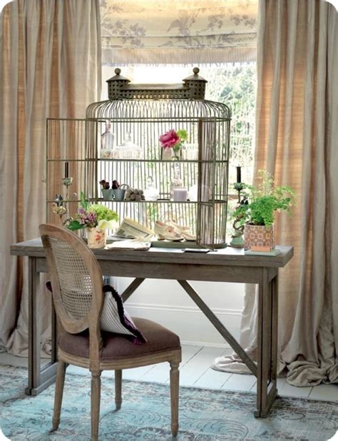 You can add decor on or above the mantle. Give Your Home A Chic Decor By Reusing Your Old Bird Cage ...