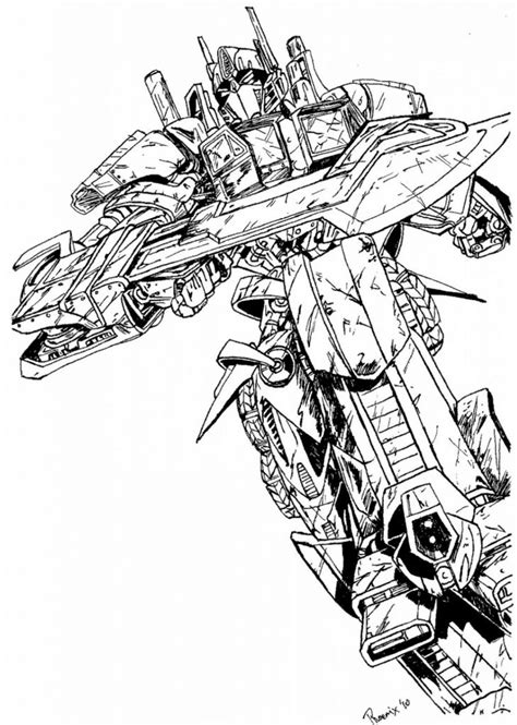 Colouring pages for kids transformers. Optimus Prime Coloring Pages - Best Coloring Pages For Kids