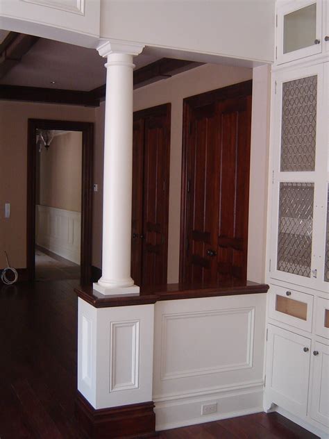 Browse 257 half wall with column on houzz. Half Wall Detail | Half Wall, Column Supporting Arch ...