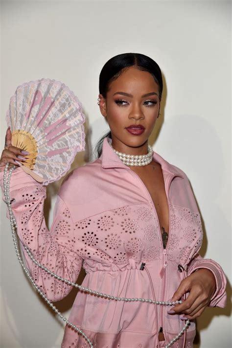 Rihanna At Fenty X Puma By Rihanna Fashion Show At Paris Fashion Week