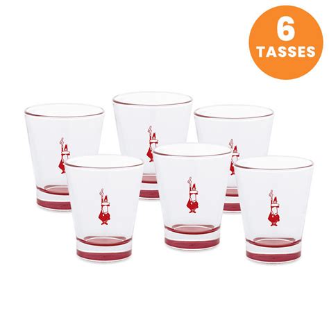 tɑs‿a kafe, coffee cup) is a cup, generally of white porcelain and of around 120 ml (4 fl oz), in which coffee is served. Tasse en verre Bialetti : Espresso 8 cl - par 6 - Coffee ...
