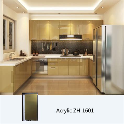 High gloss acrylic kitchen is add the aesthetic appeal value in your modern kitchen. High gloss kitchen cabinet, Customized Kitchen Cabinets ...
