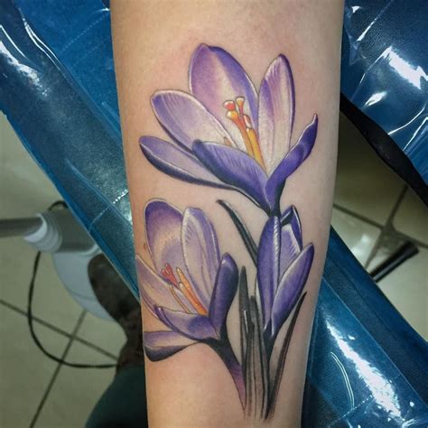 Fancy Crocuses💐 Eternalink Medtatt Tattoo Flowertattoo Flower