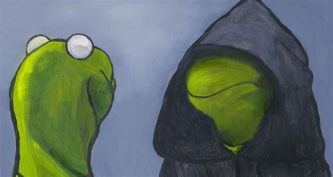 Kermit Meme Painting
