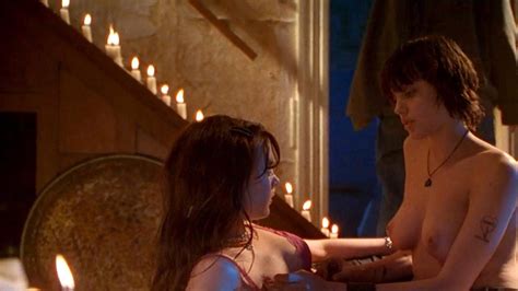 Angelina Jolie And Jenny Shimizu Topless Scene In Foxfire Movie