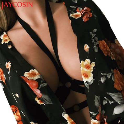 jaycosin 2017 sexy alluring sexy women ladies elastic cage bra strappy hollow out halter bra