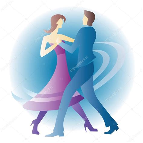 Dancing Young Couple — Stock Vector © Chachar 87359216