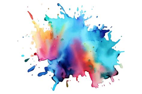 Watercolor Paint Ink Splash Background Graphic By Pixeness · Creative