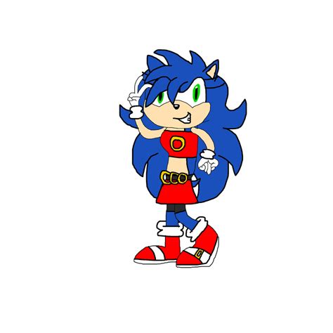 Female Sonic Sonica The Hedgehog By 0230137 On Deviantart