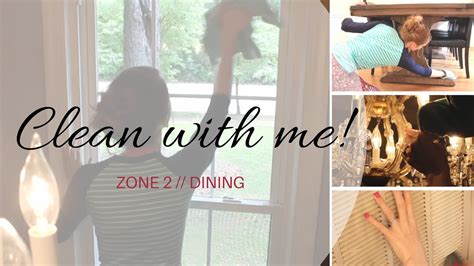 speed clean with me by zones dining room cleaning routine youtube