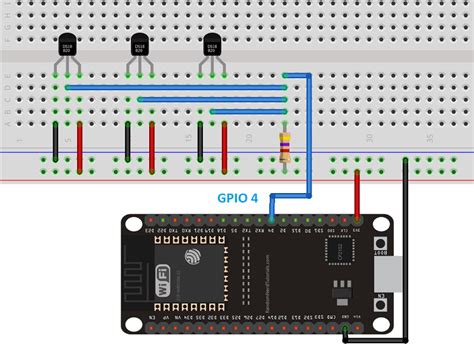 Micropython Ds18b20 Temperature Sensor With Esp32 And Esp8266 Random