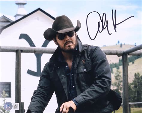 Cole Hauser Signed Yellowstone 8x10 Photo Beckett Pristine Auction