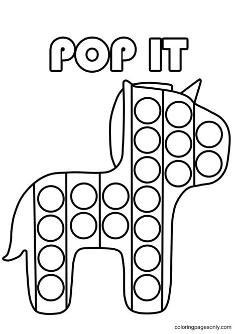 Pop It Coloring Pages Printable Printable Word Searches