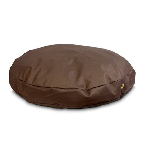Snoozer Waterproof Round Pet Bed Large Brown 48 Inch Waterproof