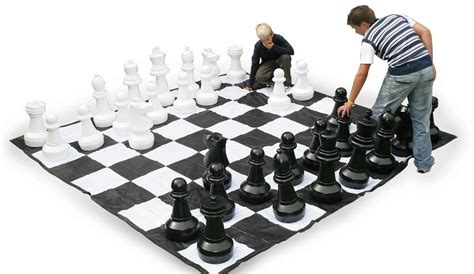 Giant Chess Set With Giant Mat Toys And Games Giant Chess