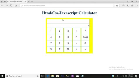 How To Make A Calculator Using Html And Css Only Coding With Nick Vrogue