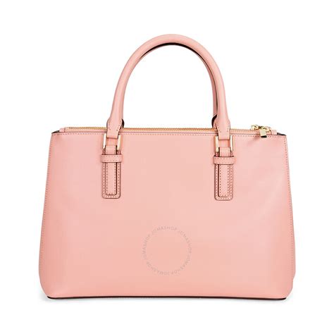 Tory Burch Robinson Mini Double Zip Tote Rose Sachet Tory Burch Handbags Jomashop