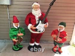 Walmart christmas 2018 gemmy industries animated life size dancing snowman. Gemmy Animated Life Size Kris And The Kringle Jingles Band ...