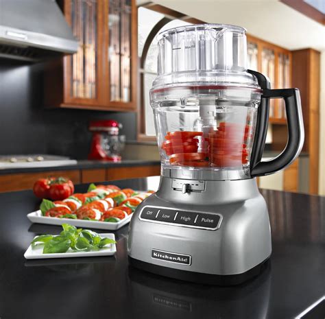 They can also be used to mince herbs, puree baby food, and emulsify dressings. KitchenAid KFP1333CU 13-Cup Food Processor with ExactSlice
