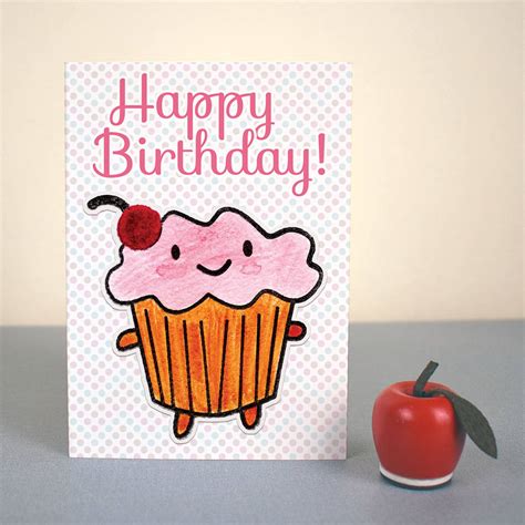 Cupcake Birthday Card Printable Printable Word Searches