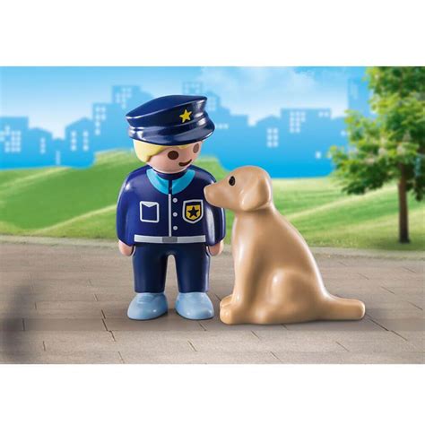 Playmobil Police Officer With Dog 70408 Jarrold Norwich