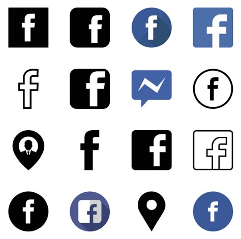 50 Facebook Icons Logo Vector Free Download