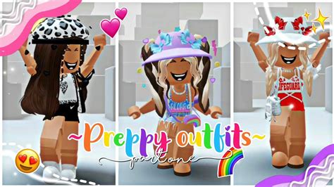 Preppy Outfits Part 1 😍💓 Free To Use 😘💘 ~roblox 2022~ Fufu Unicorn 🤩