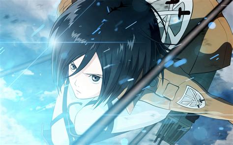 We recently had tomb raider on the site last week, and i'm excited to transition into an anime themed week for our character workouts (also having one punch man this week as well), while still staying in that realm of a badass. Attack on Titan Mikasa Ackerman Wallpapers (82+ images)