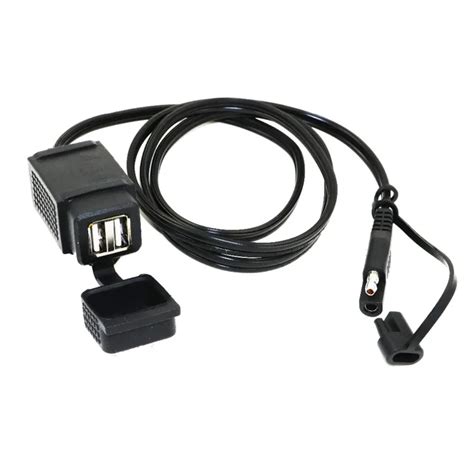 Motopower Mp E Waterproof Motorcycle Dual Usb Charger Kit Sae