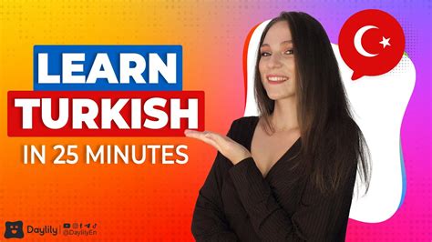 Learn Turkish In 25 Minutes ALL The Basics You Need YouTube