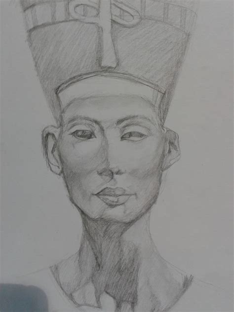 Nefertiti Sketch By Rabvone On Deviantart
