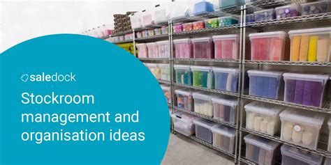 Stockroom Management And Organisation Ideas For Retailers