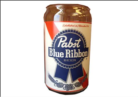 Pbr Drink Pabst Blue Ribbon Can Png Logo Hd Png Download Original