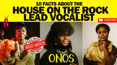 Meet The Lead Vocalist Of House On The Rock Church Nigeria Onos Ariyo