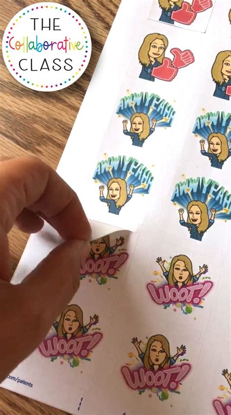 Text links, image links and shape links. How to Create Your Own Bitmoji Stickers for Your Classroom ...