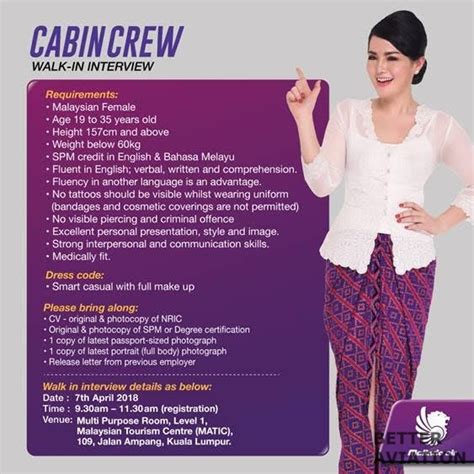 There are currently no open jobs at malindo air listed on glassdoor. Malindo Air Cabin Crew Walk-in Interview [Kuala Lumpur ...