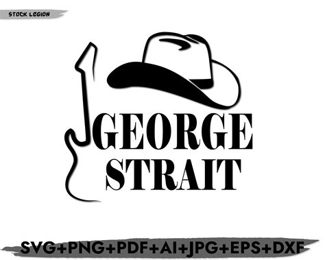 GEORGE STRAIT SVGPngGeorge Strait PngSvgSvg cut | Etsy
