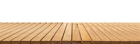 Premium Photo Wood Floor Perspective On White Background Clipping Path