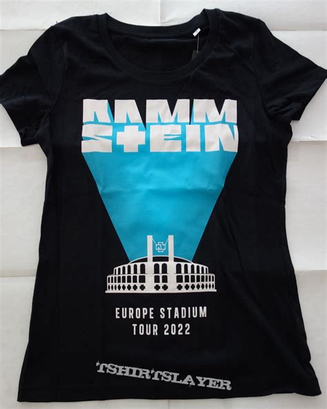 Rammstein Tour Shirt 2022 Girlie Shirt Tshirtslayer Tshirt And
