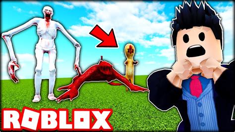 All Scp Monsters In Roblox Scp Games And Scp Monsters Roblox Youtube