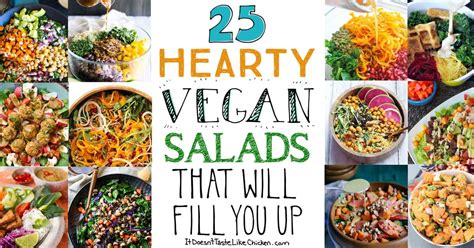 25 Hearty Vegan Salads That Will Fill You Up • It Doesn T Taste Like Chicken