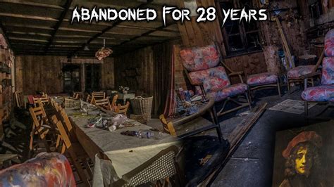 Creepy Night Explore At A Hidden Abandoned Lodge In The Woods Untouched Since 1992 Youtube